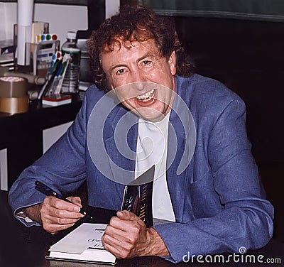 Eric Idle at a New York City Booksigning in 1999 Editorial Stock Photo