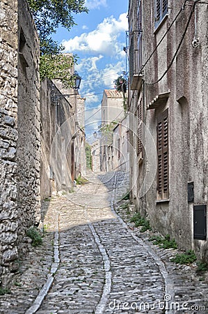 Erice view Stock Photo