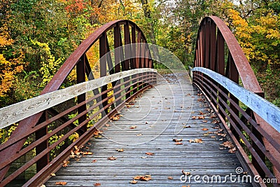 Erie Canal Towpath Trail Stock Photo