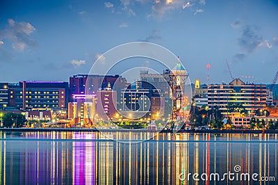 Erie, Pennsylvania, USA Downtown City Skyline Stock Photo