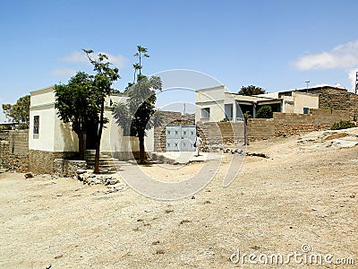 Beautiful photography of the natural panorama in Eritrea Editorial Stock Photo