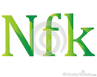 Eritrean Nakfa currency symbol icon of Eritrea Vector Illustration