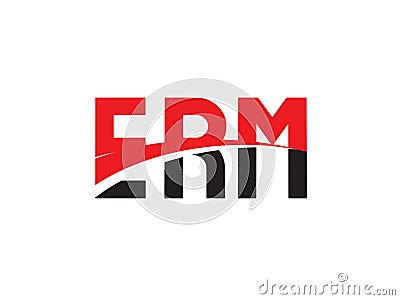 ERM Letter Initial Logo Design Vector Illustration Vector Illustration