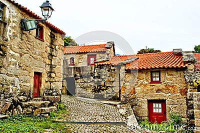 Ermelo village in Geres Stock Photo