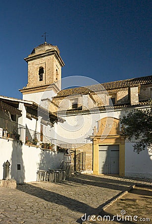 Saint Joseph`s Hermitage, Xativa, Spain Stock Photo