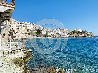 Ermoupoli on the island of Syros in Greece Stock Photo