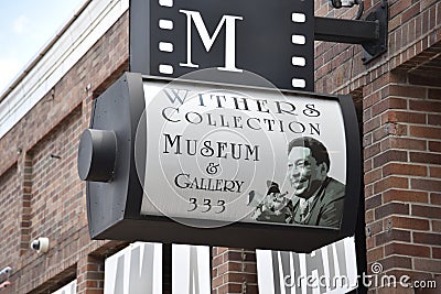 Withers Collection Museum and Gallery Beale Street, Memphis, TN Editorial Stock Photo