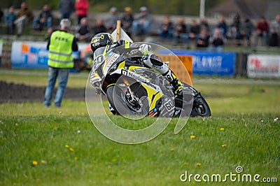 Erno KOSTAMO, #60 during a Road Race in Hengelo, Holland, IRRC 2022 Editorial Stock Photo