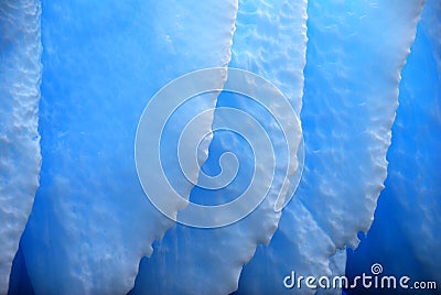 Eroded blue iceberg detail Stock Photo