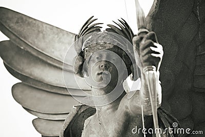 Eros statue Stock Photo