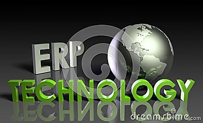 ERP Technology Stock Photo