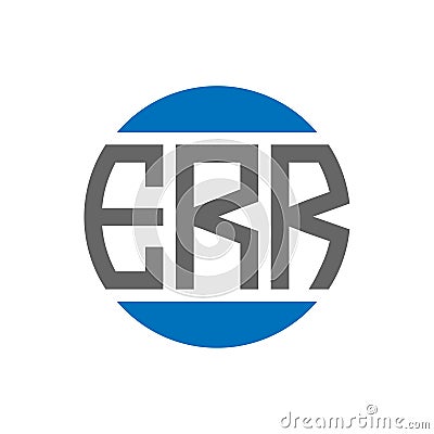 ERR letter logo design on white background. ERR creative initials circle logo concept. ERR letter design Vector Illustration