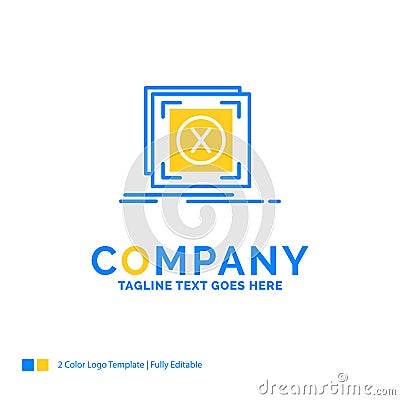 error, application, message, problem, server Blue Yellow Busines Vector Illustration