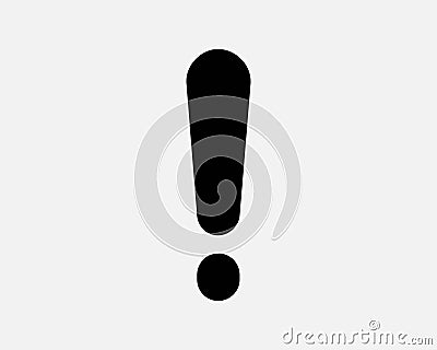 Error Exclamation Point Icon Warn Warning Caution Alert Beware Danger Mark Problem Important Message Beware Vector Sign Symbol Vector Illustration