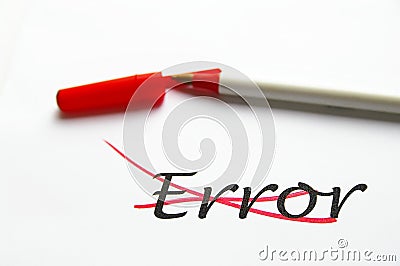 Error fix Stock Photo