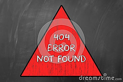 Error 404 Stock Photo
