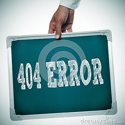 404 error Stock Photo