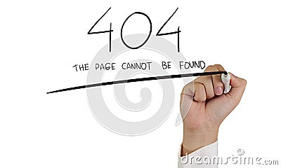 404 error Stock Photo