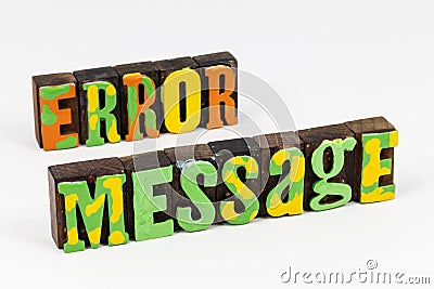 Error message critical fatal alert on computer system Stock Photo