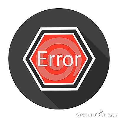 Error 404 Not Found Computer Icon Vector Illustration