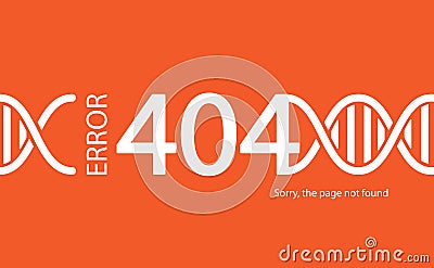 Error 404. Page not found. Abstract background with break connection Vector Illustration