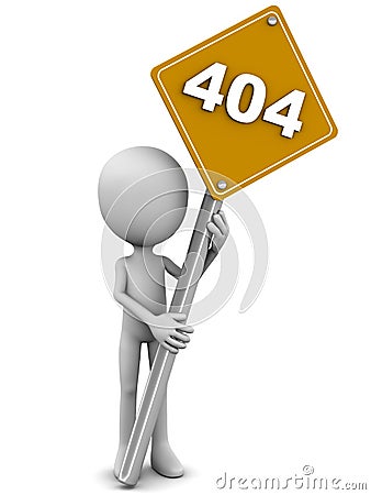 404 error page Stock Photo