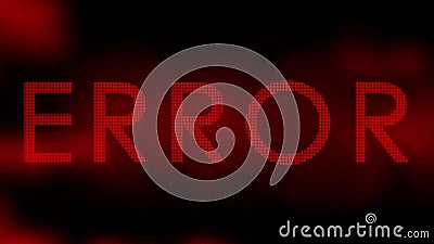 Error Code Software Bug Red System Failure Message Stock Video - Video ...
