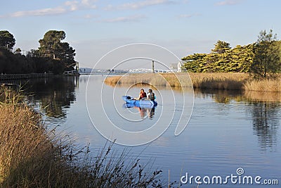 Erskine river in Lorne Victoria Australia Stock Photo