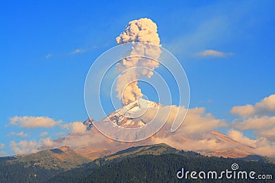 eruption Stock Photo