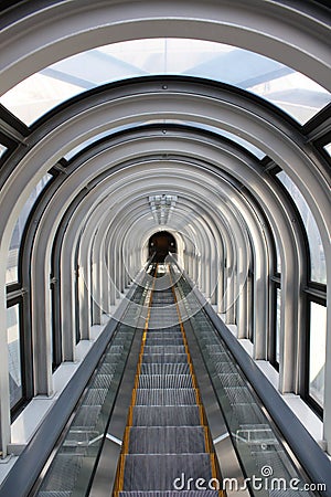 Escalator Stock Photo