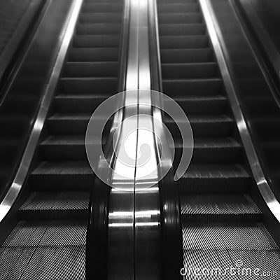 Escalator Stock Photo