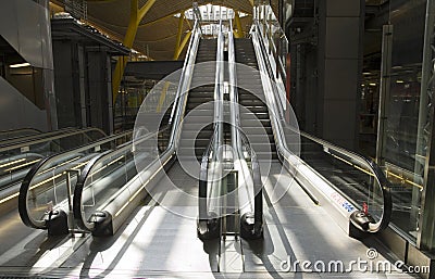 Escalator Stock Photo