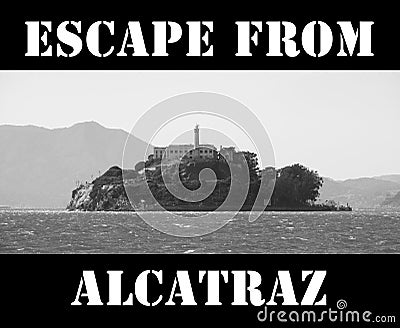 Escape from alcatraz Stock Photo