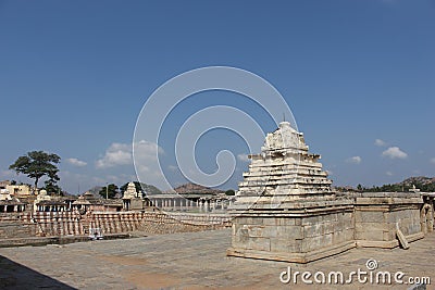 Eshwar Hanuman Temple, near Vrupaksha Temple, Hampi, Karnataka Editorial Stock Photo