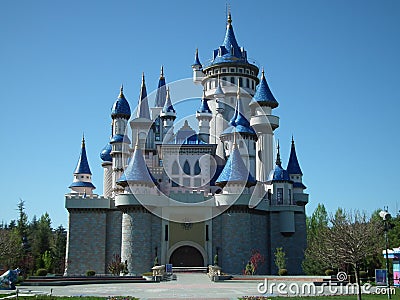 Eskisehir Sazova Park Dream Castle Editorial Stock Photo