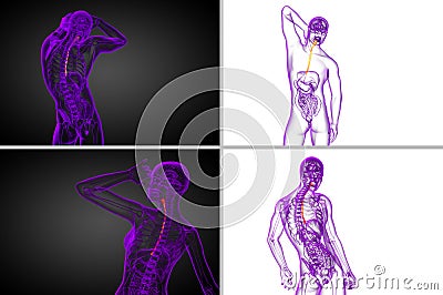 esophagus Cartoon Illustration