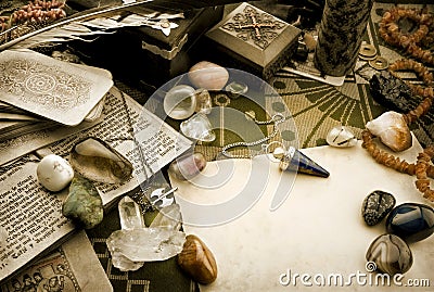 Esoteric composition Stock Photo
