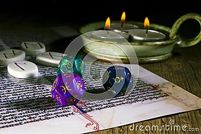 Esoteric divination Stock Photo