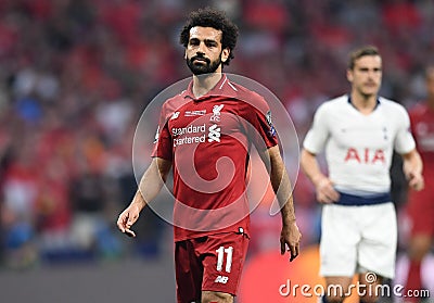 Mohamed Salah of Liverpool FC Editorial Stock Photo