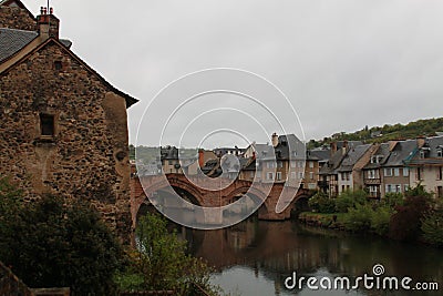 Espalion, Aveyron ( France ) Stock Photo