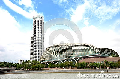 Esplanade Stock Photo