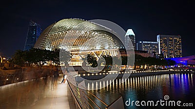 Esplanade - Theatres on the Bay, Singapore Editorial Stock Photo