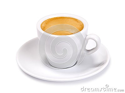 Espresso cup isolated Stock Photo