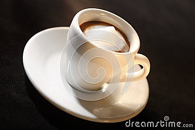 Espresso Macchiato Stock Photo