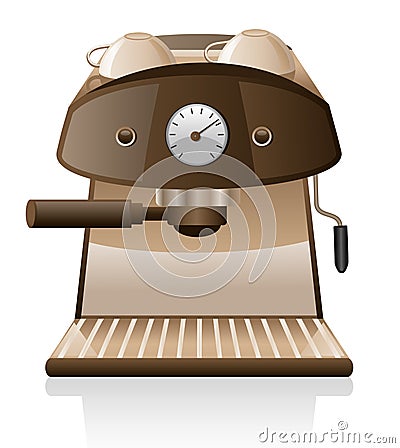 Espresso machine Vector Illustration