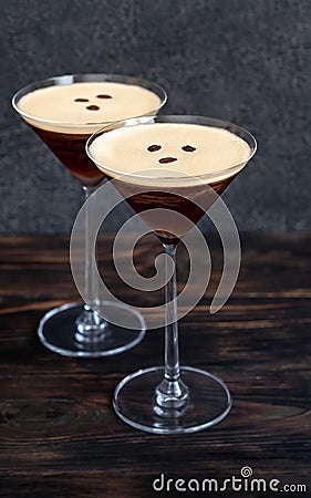 Espresso Martini Stock Photo