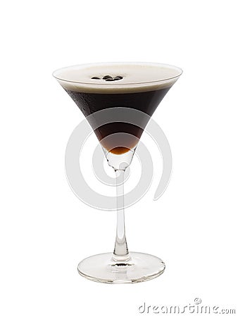 Espresso martini isolated Stock Photo