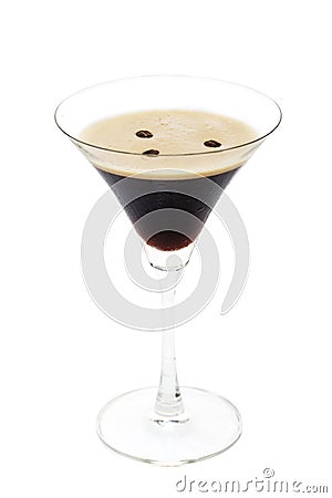 Espresso martini isolated Stock Photo