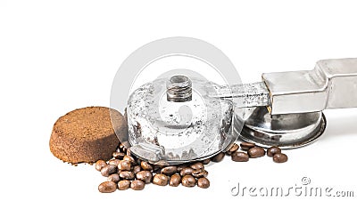 espresso portafilter Stock Photo