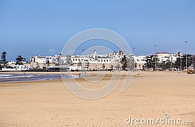 Essaouira beach in Morocco, Africa. Stock Photo
